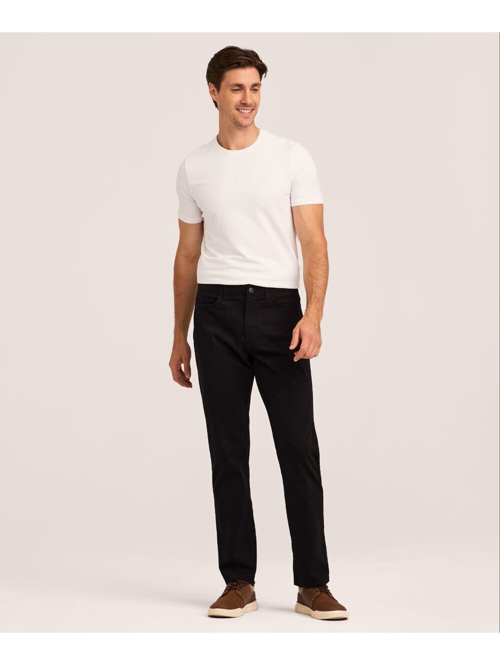 Denver Hayes Men's 36x32 Black Stretch Chino Pants